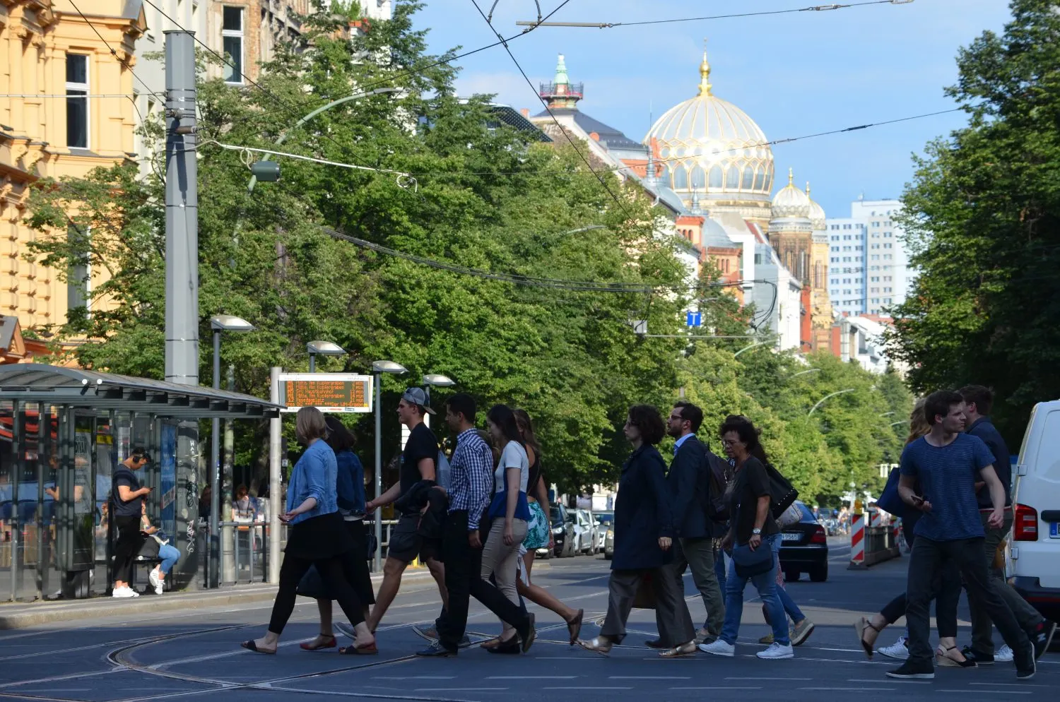 a cúpula da Nova Sinagoga, na Oranienburger Straße