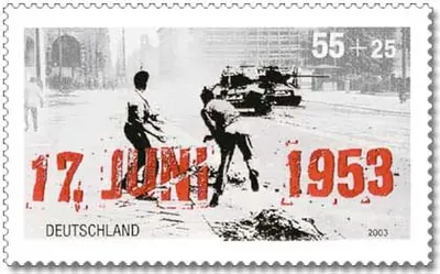 Selo comemorativo do levante de 17 de junho de 1953